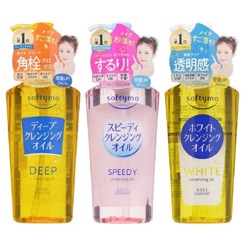 Kose, Softymo Cleansing Oil 3 types